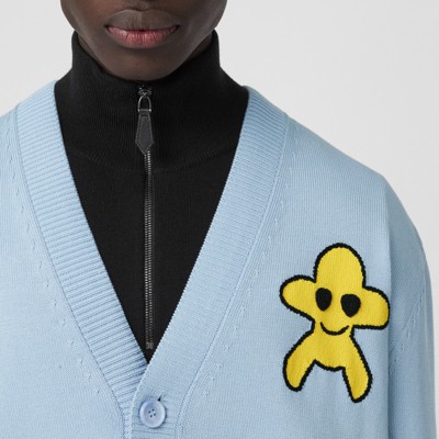 mens graphic cardigan