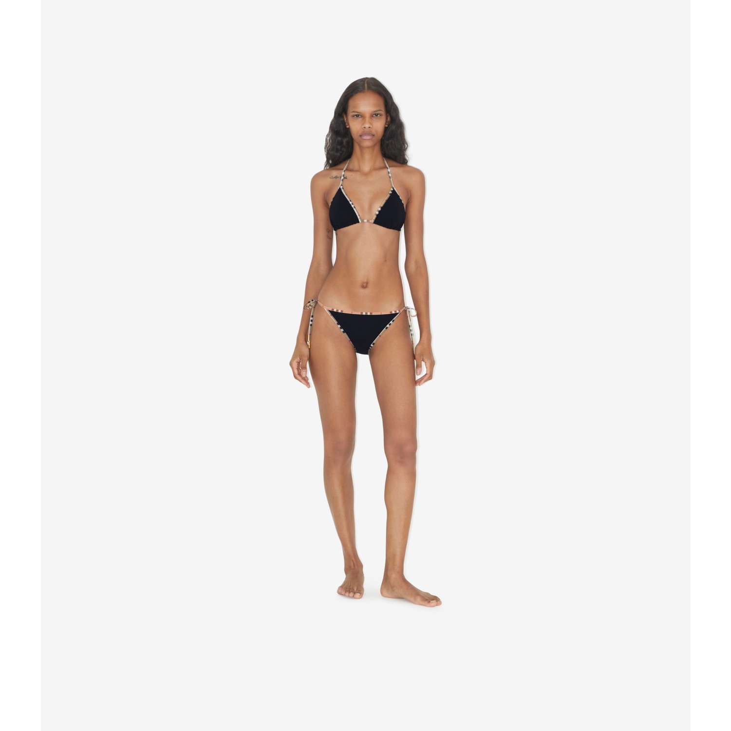 Burberry triangle hot sale bikini