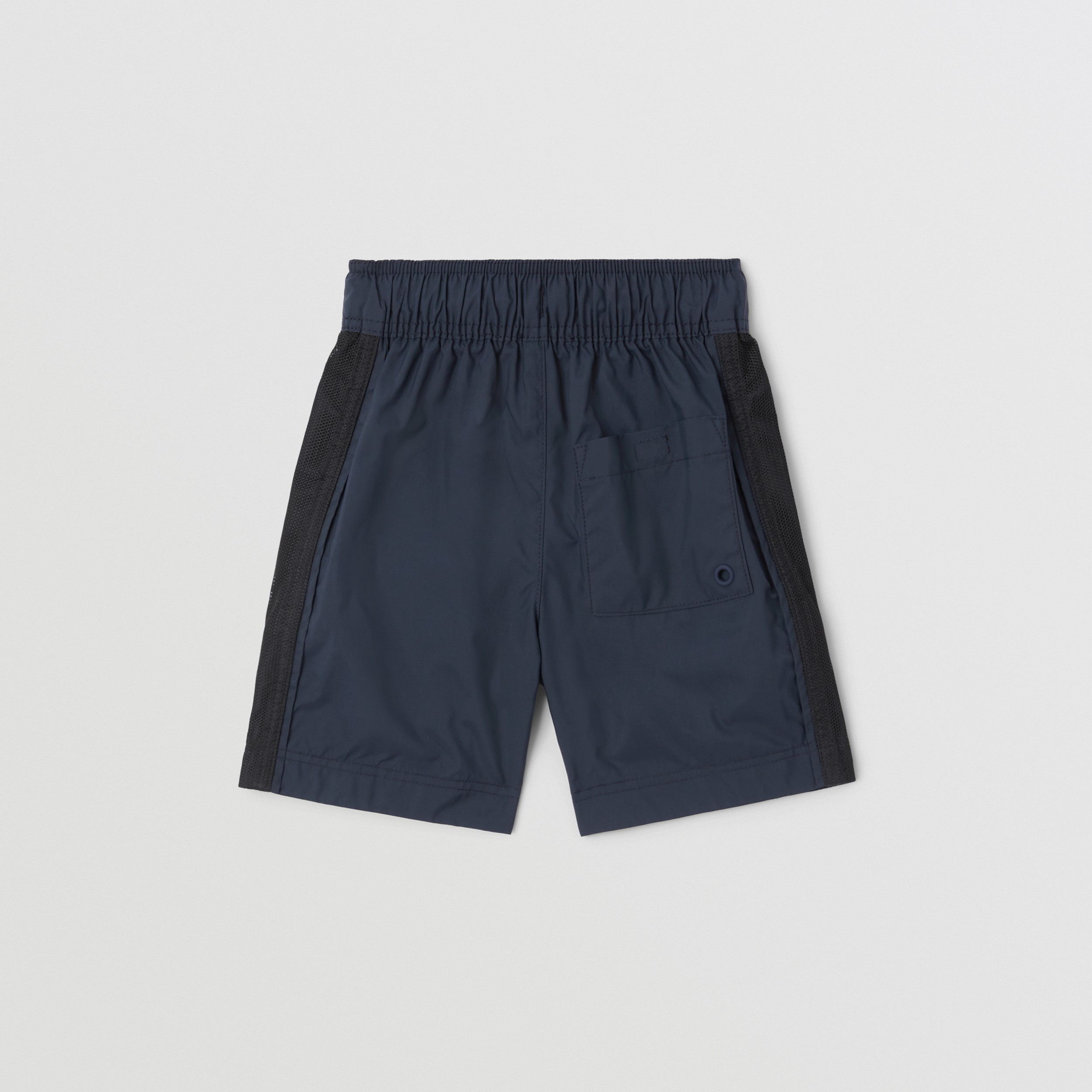 Horseferry Motif Nylon Swim Shorts in Midnight - Children | Burberry® Official - 4