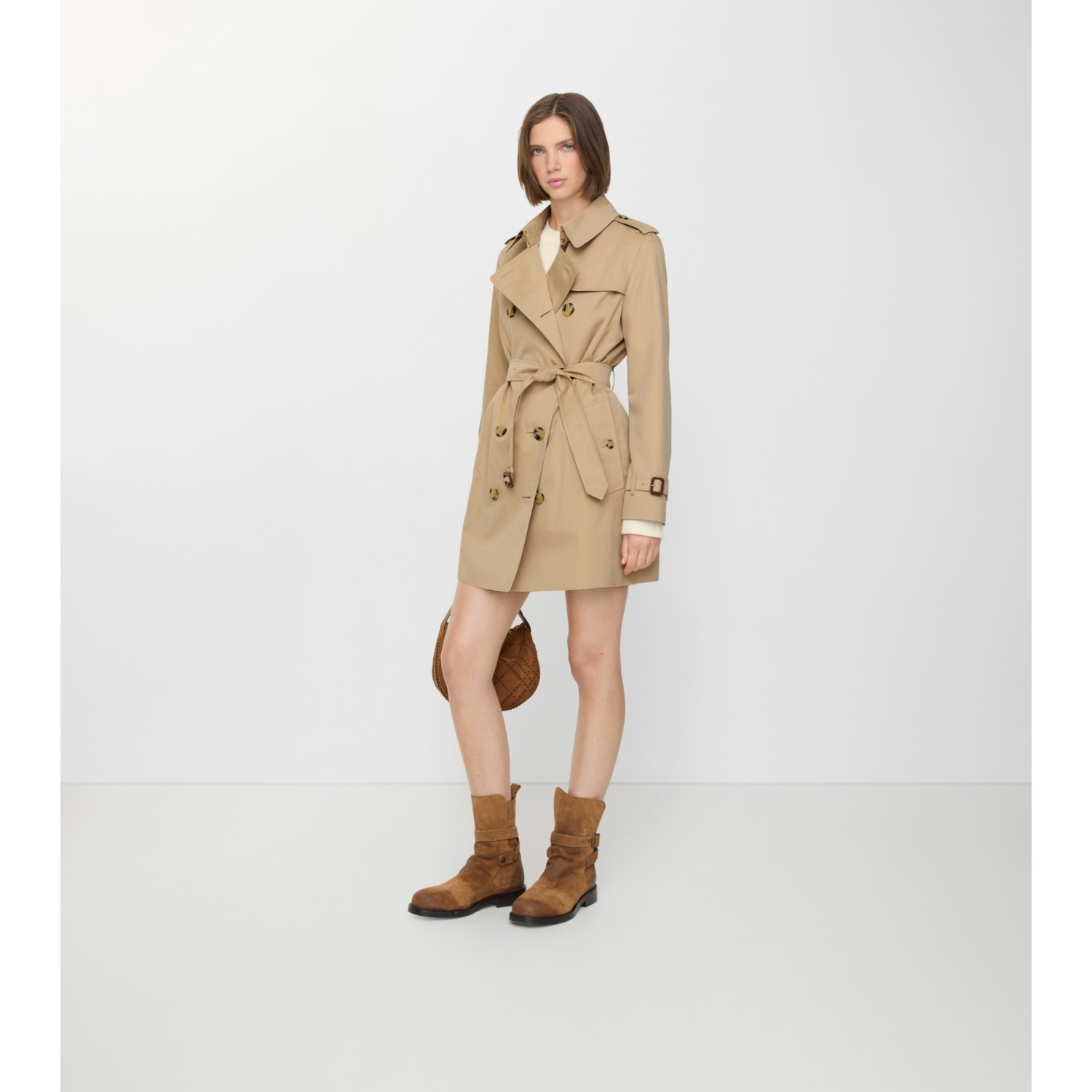 Short Kensington Heritage Trench Coat - thumbnail 3