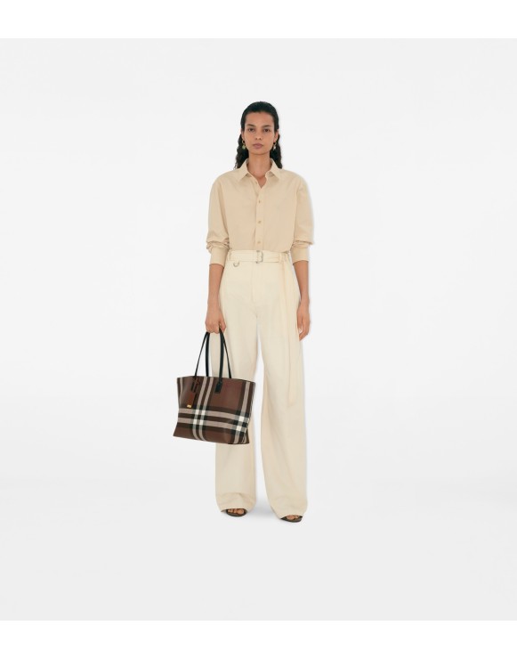 Medium Check Tote