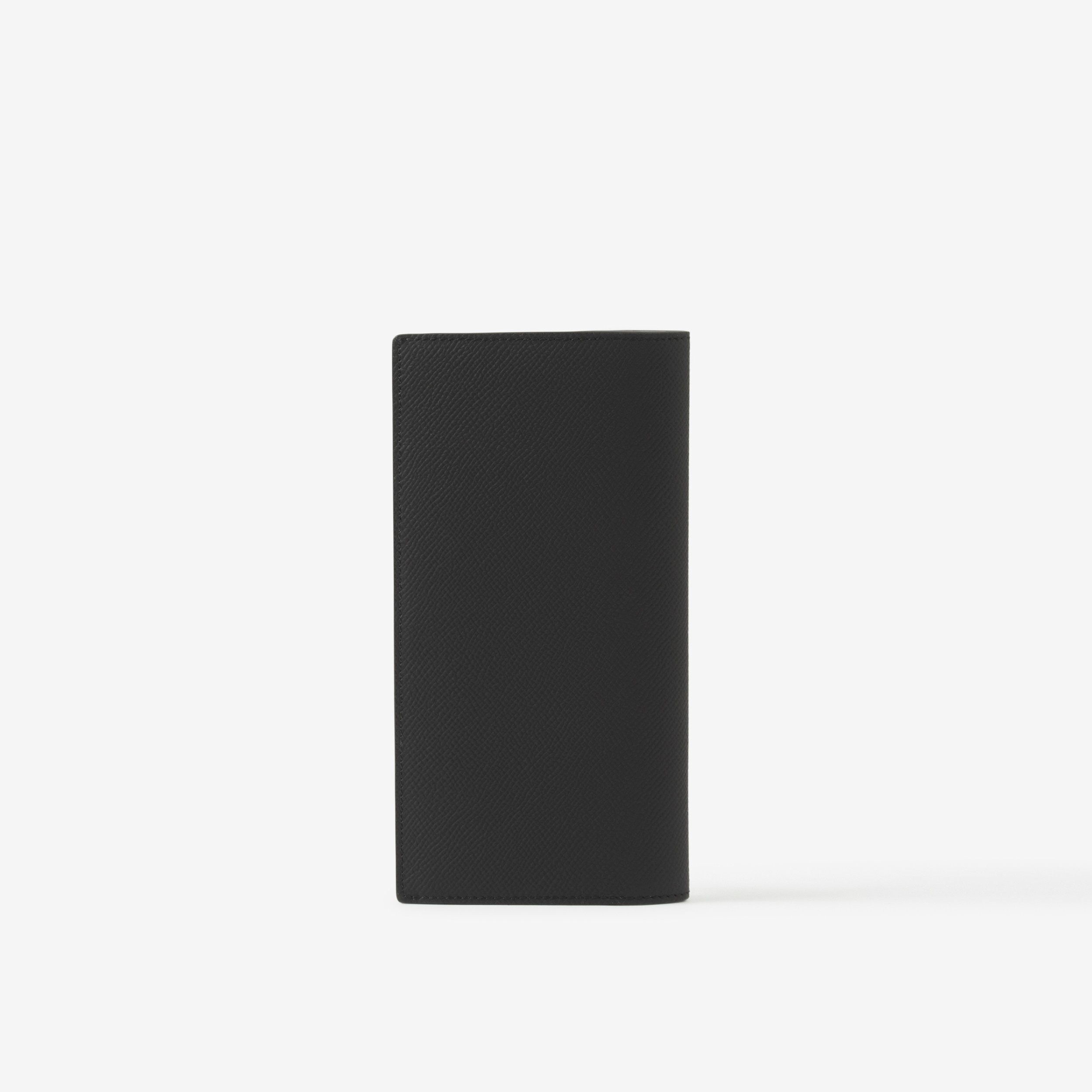 Grainy Leather TB Continental Wallet in Black/black - Men | Burberry® Official - 3