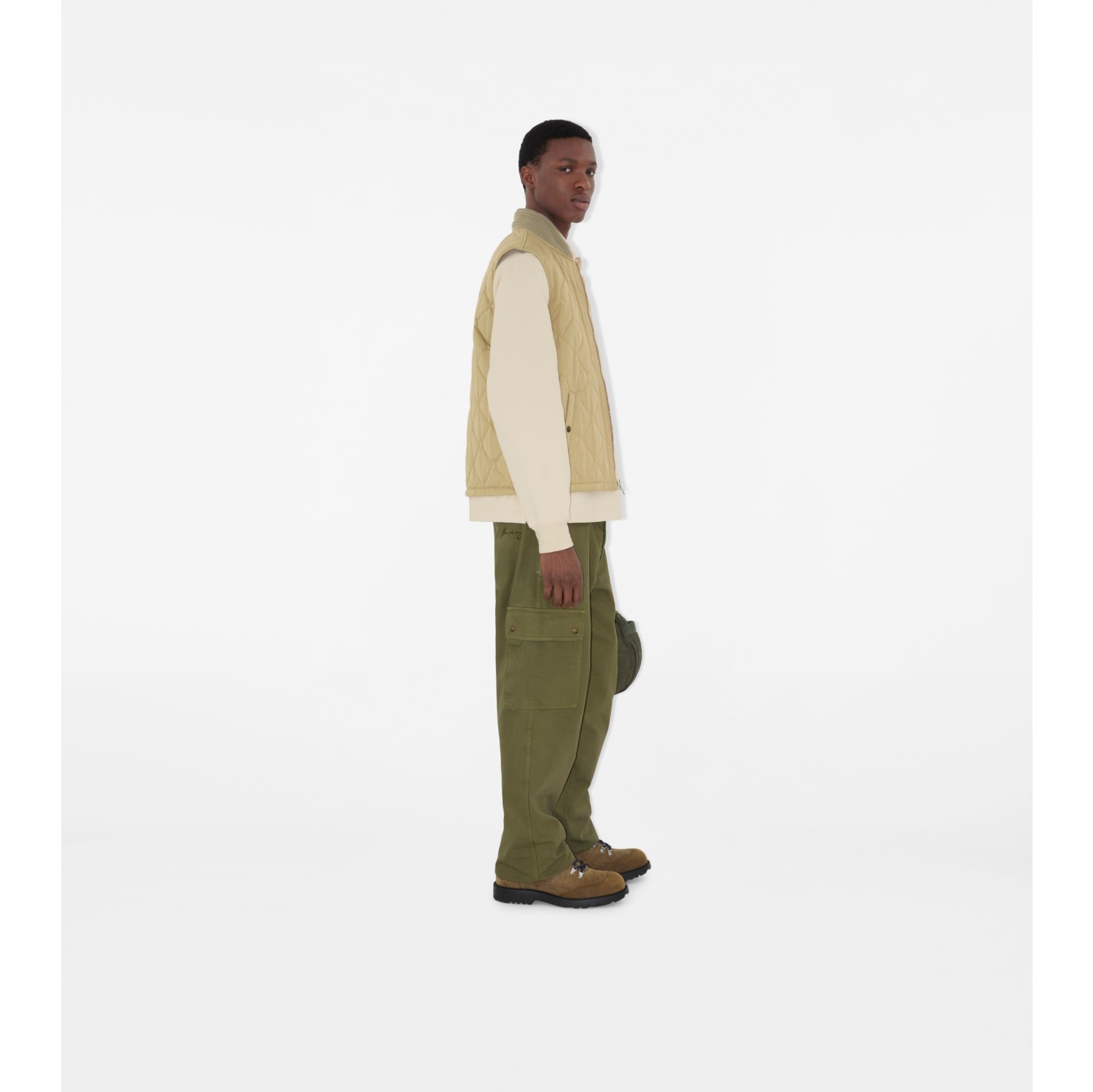 Quilted Gabardine Gilet