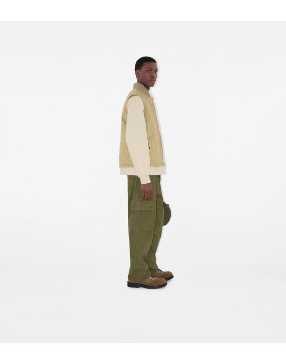 Quilted Gabardine Gilet