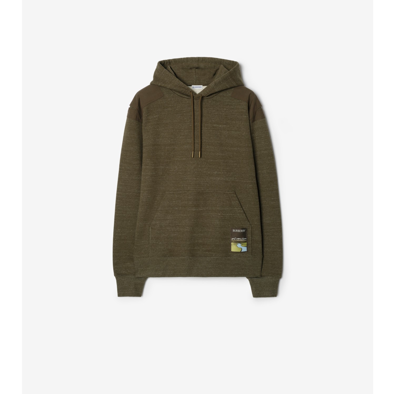 Landscape Label Cotton Hoodie
