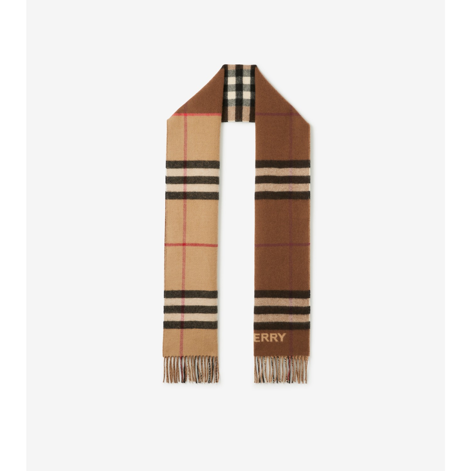 Burberry ivory cheap cashmere scarf