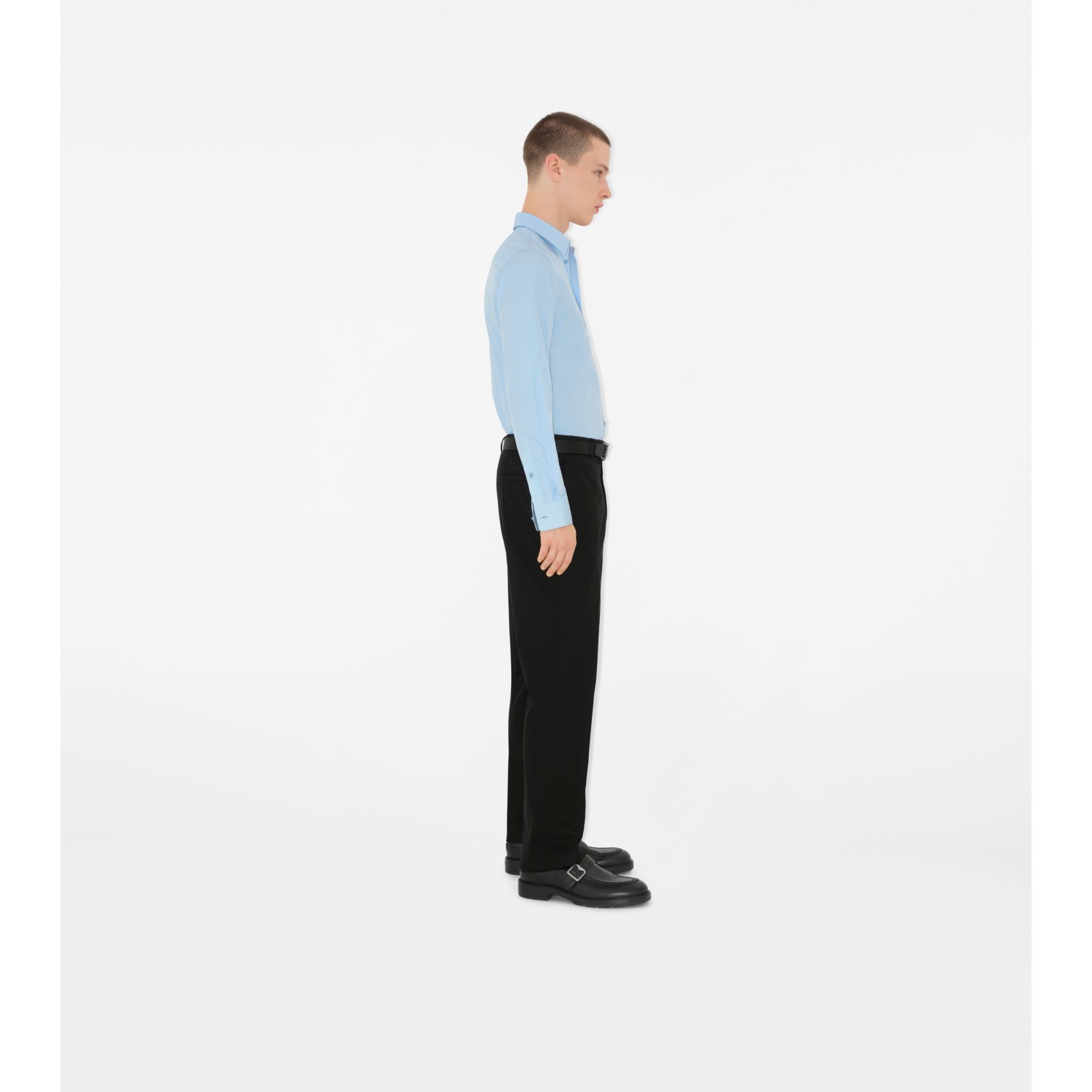 Slim Fit Cotton Poplin Formal Shirt - thumbnail 3