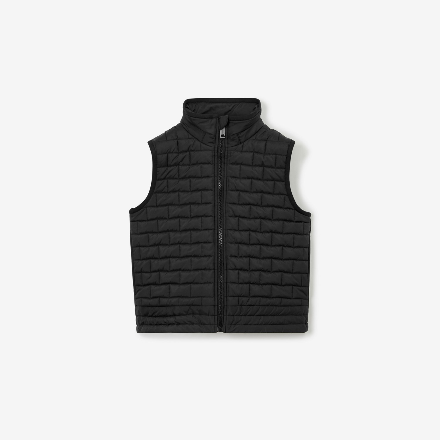 College Graphic Quilted Gilet in Black | Burberry® Official
