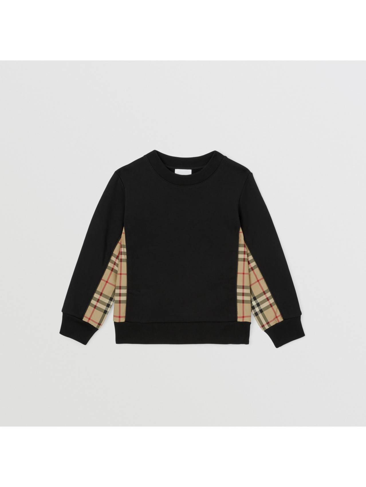 バーバリー Burberry チェック グレー ロゴ トレーナー キッズ 4Y