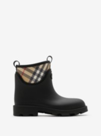 Botas Marsh de cano baixo de borracha com estampa​​​ nas cores preto e bege clássico