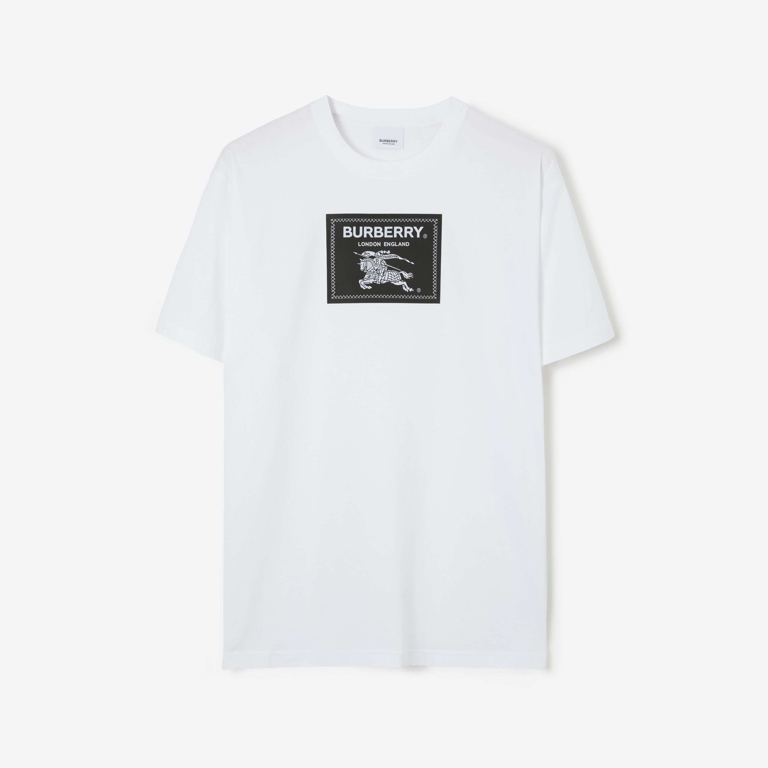 Prorsum Label Cotton T-shirt in White - Men | Burberry® Official