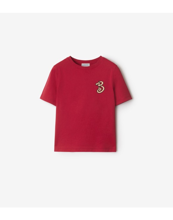 B Snake Cotton T-shirt