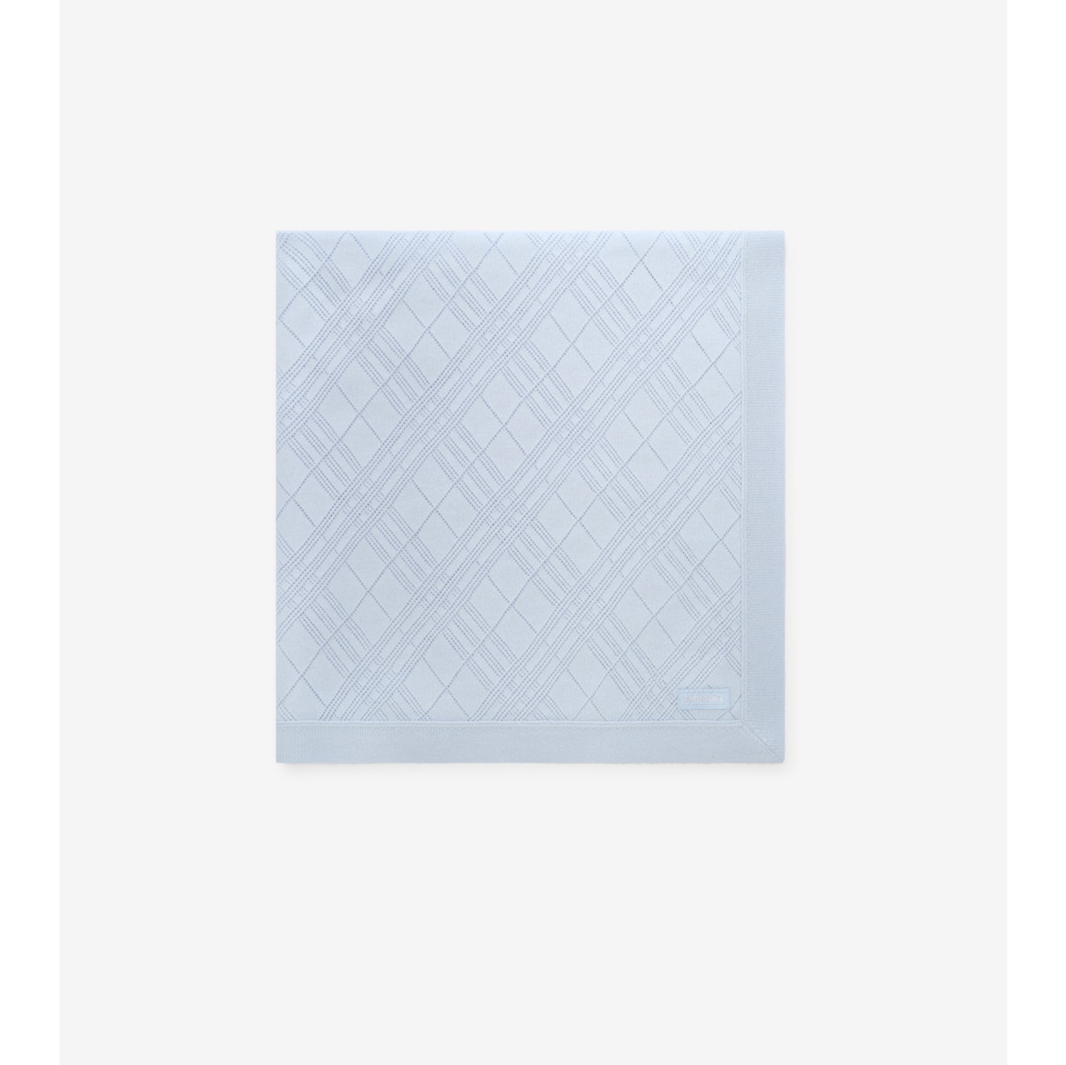 Check Cashmere Baby Blanket