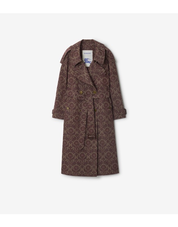 Long Baroque Viscose Blend Fitzrovia Trench Coat