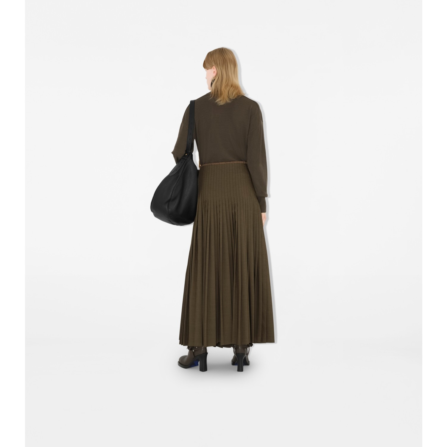 Wool Mohair Maxi Kilt