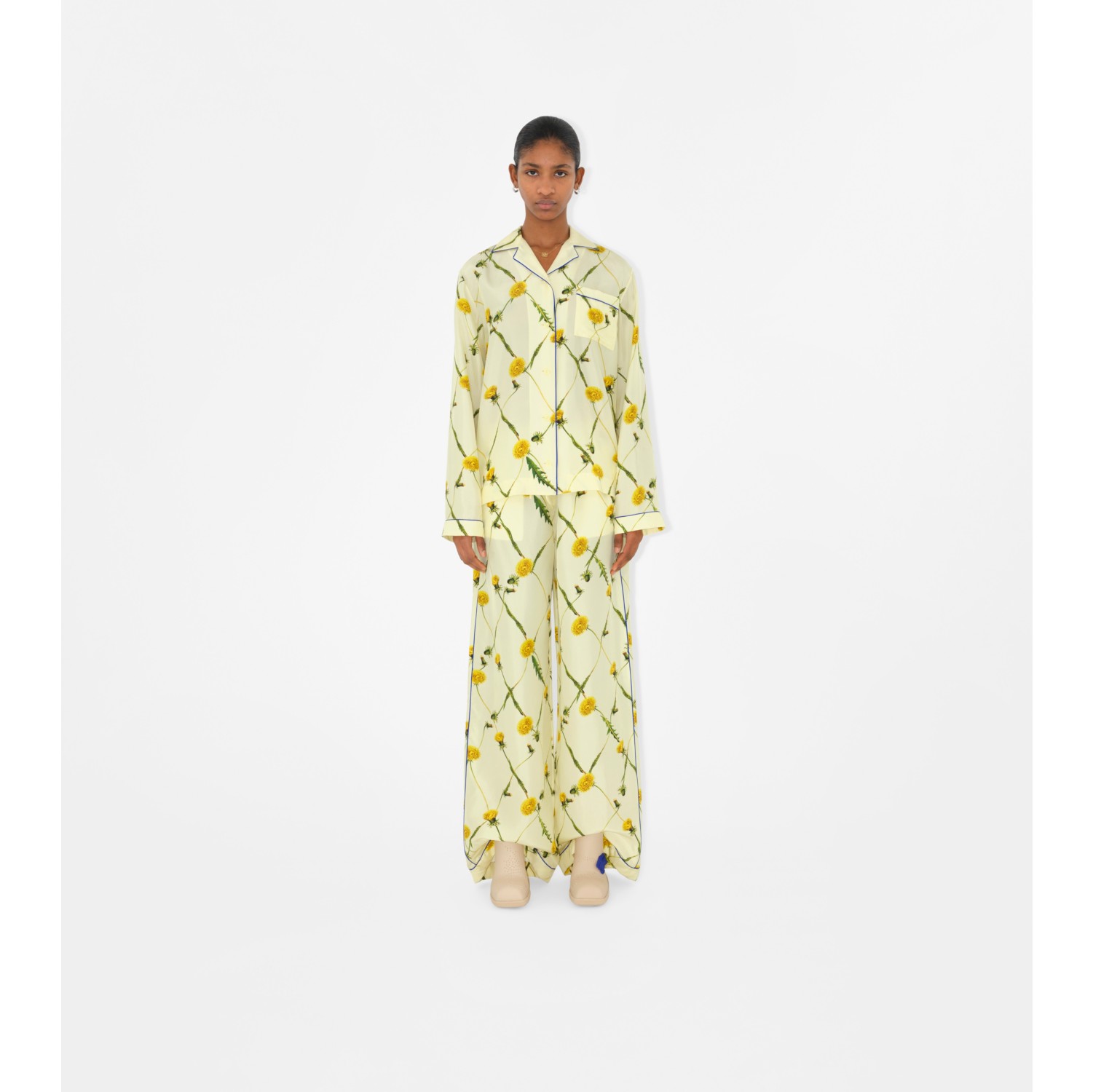 Dandelion Silk Pyjama Shirt