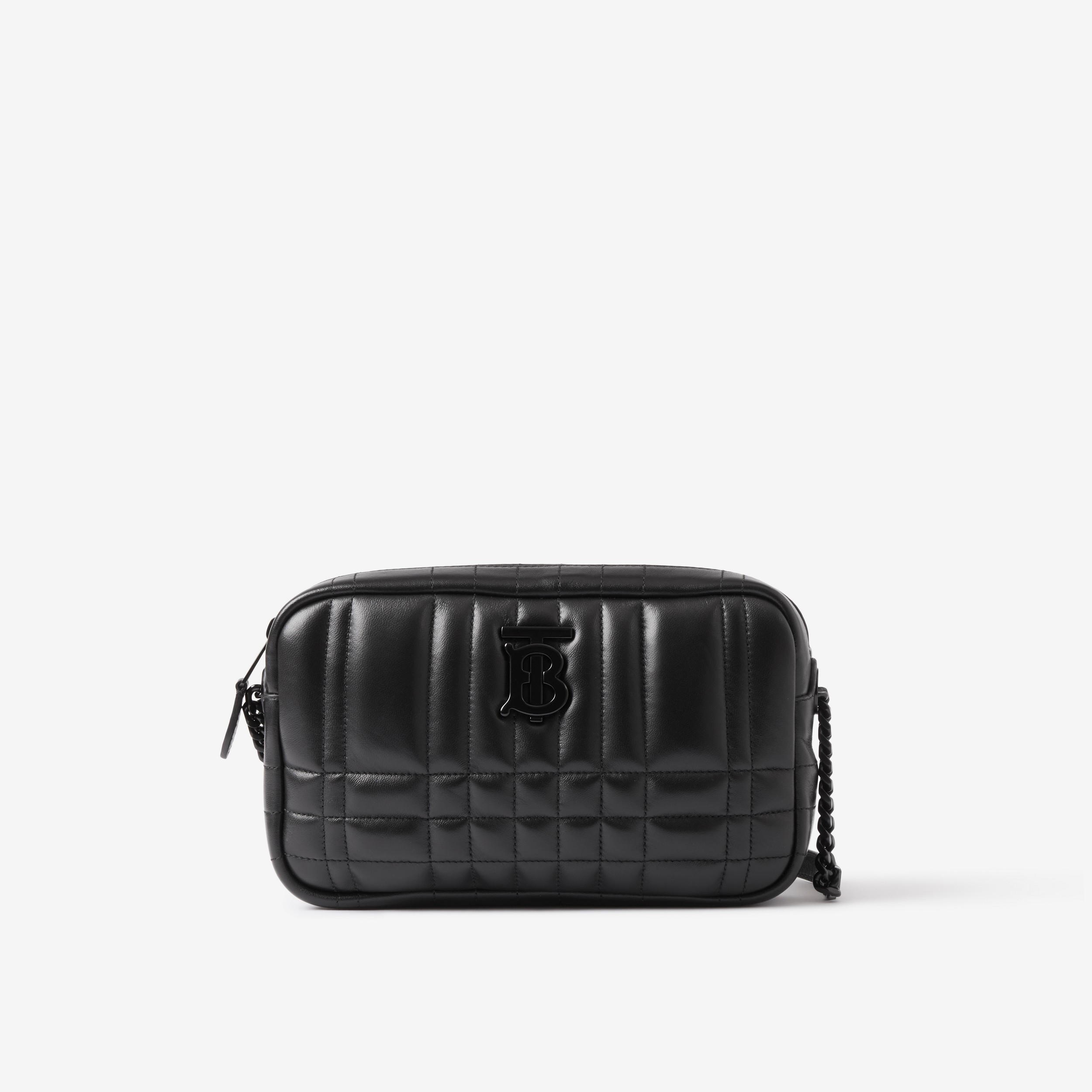 Quilted Leather Small Lola Camera Bag in Black - Women | Burberry® Official - 1