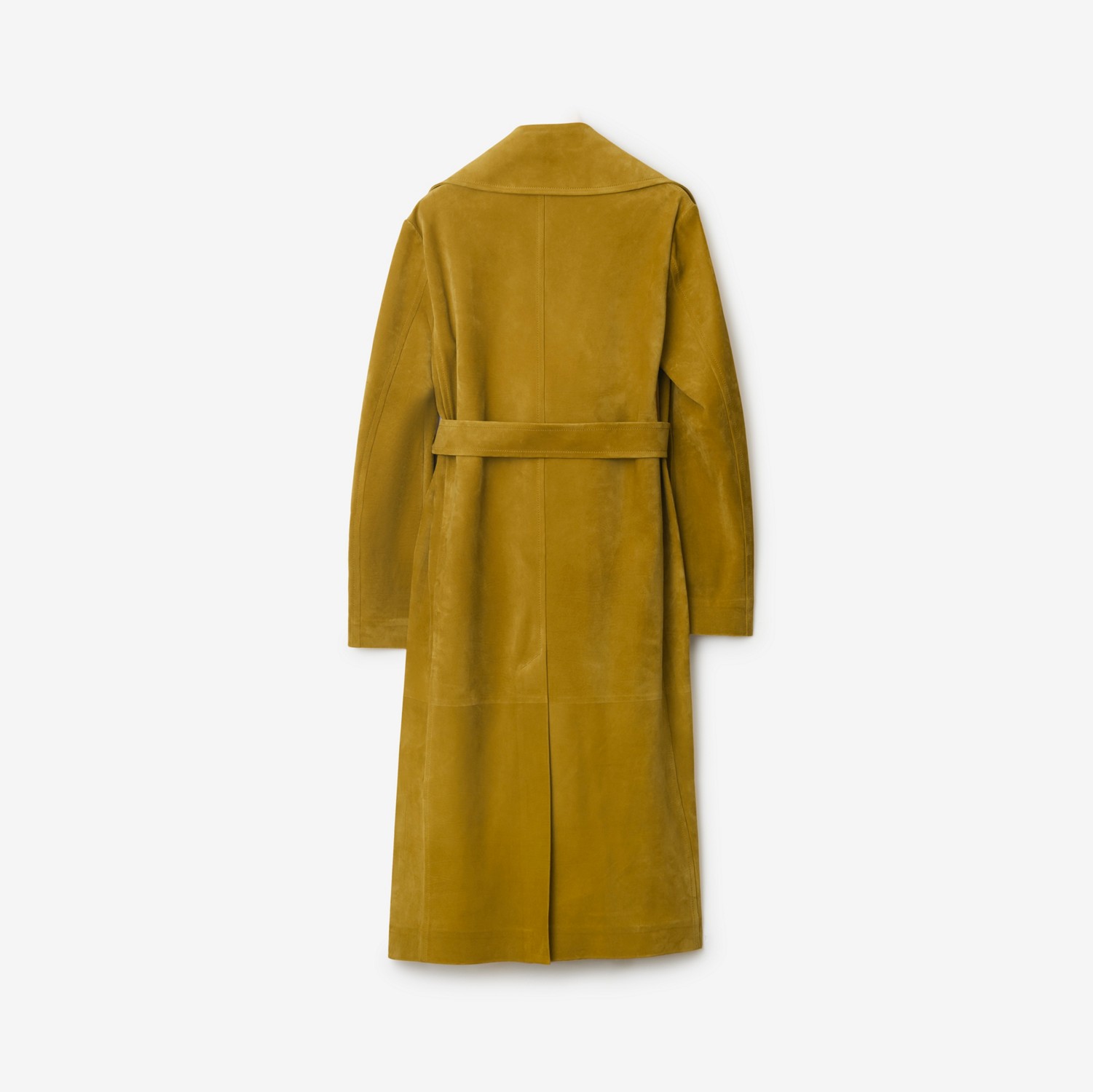 Trench coat de camurça