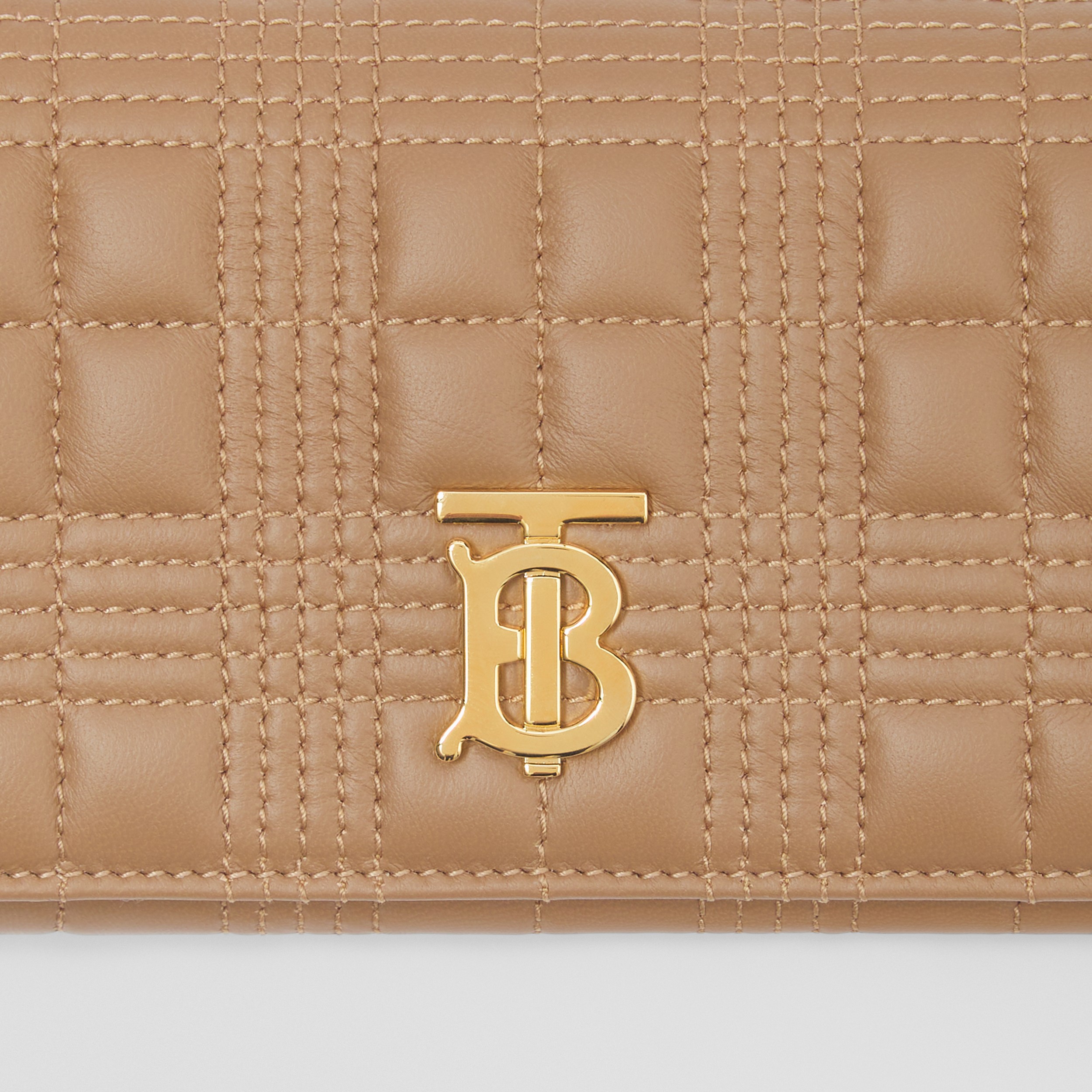 Quilted Lambskin Lola Continental Wallet in Camel - Women | Burberry® Official - 2