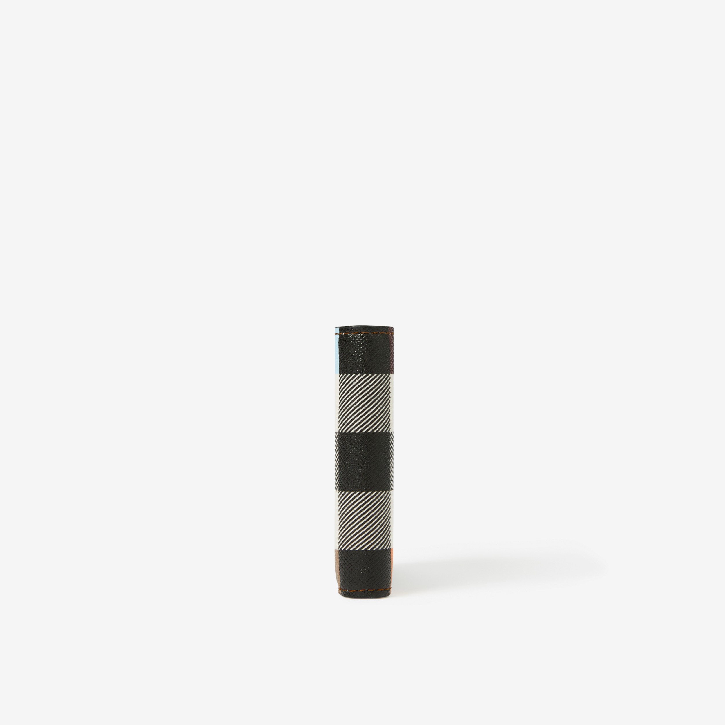 Carteira dobrável xadrez em colour block (Marrom Bétula Escuro) - Homens | Burberry® oficial - 2