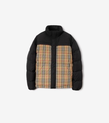 BURBERRY リバーシブル チェック ダウンジャケット 