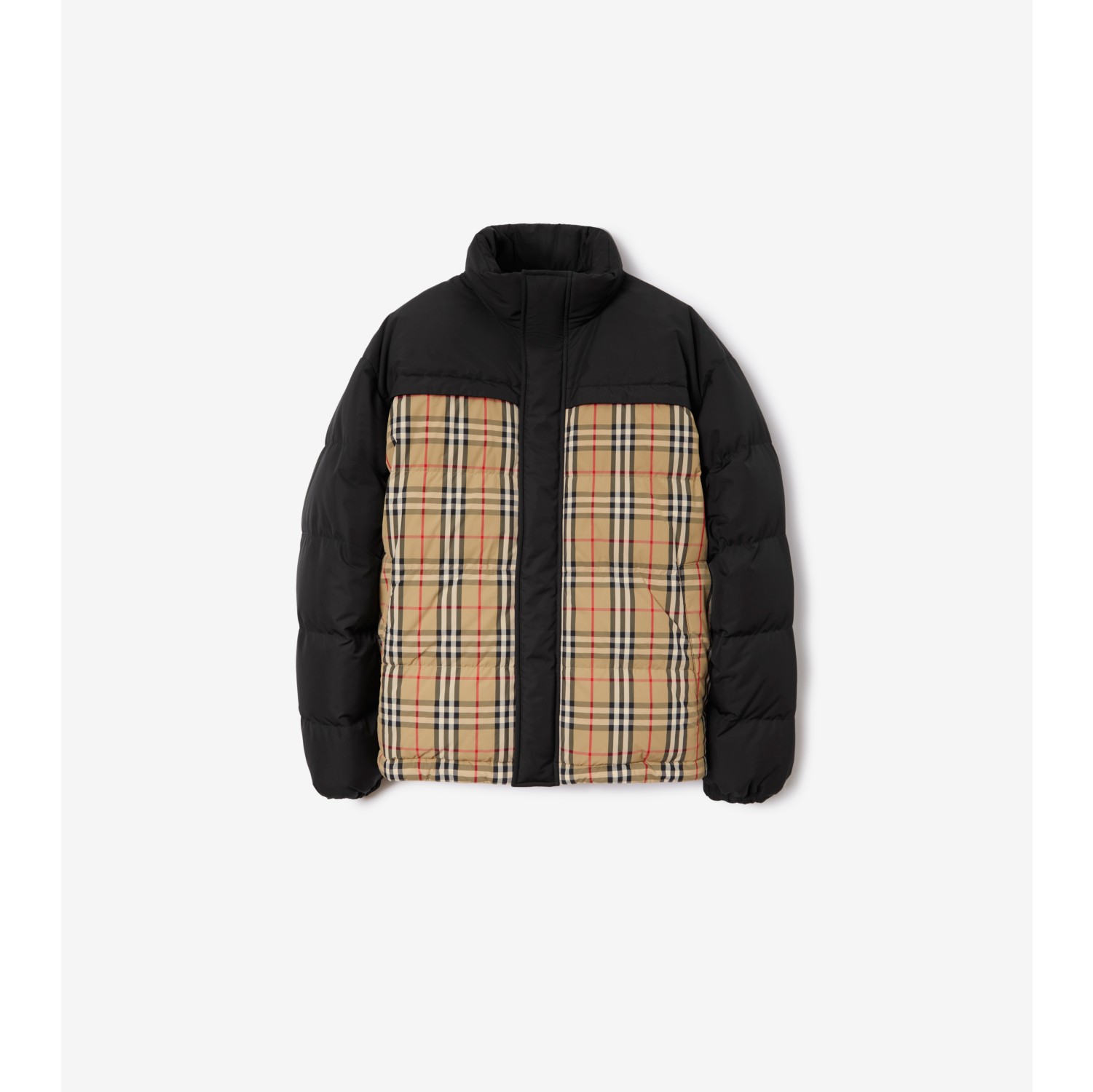 Reversible Check Puffer Jacket