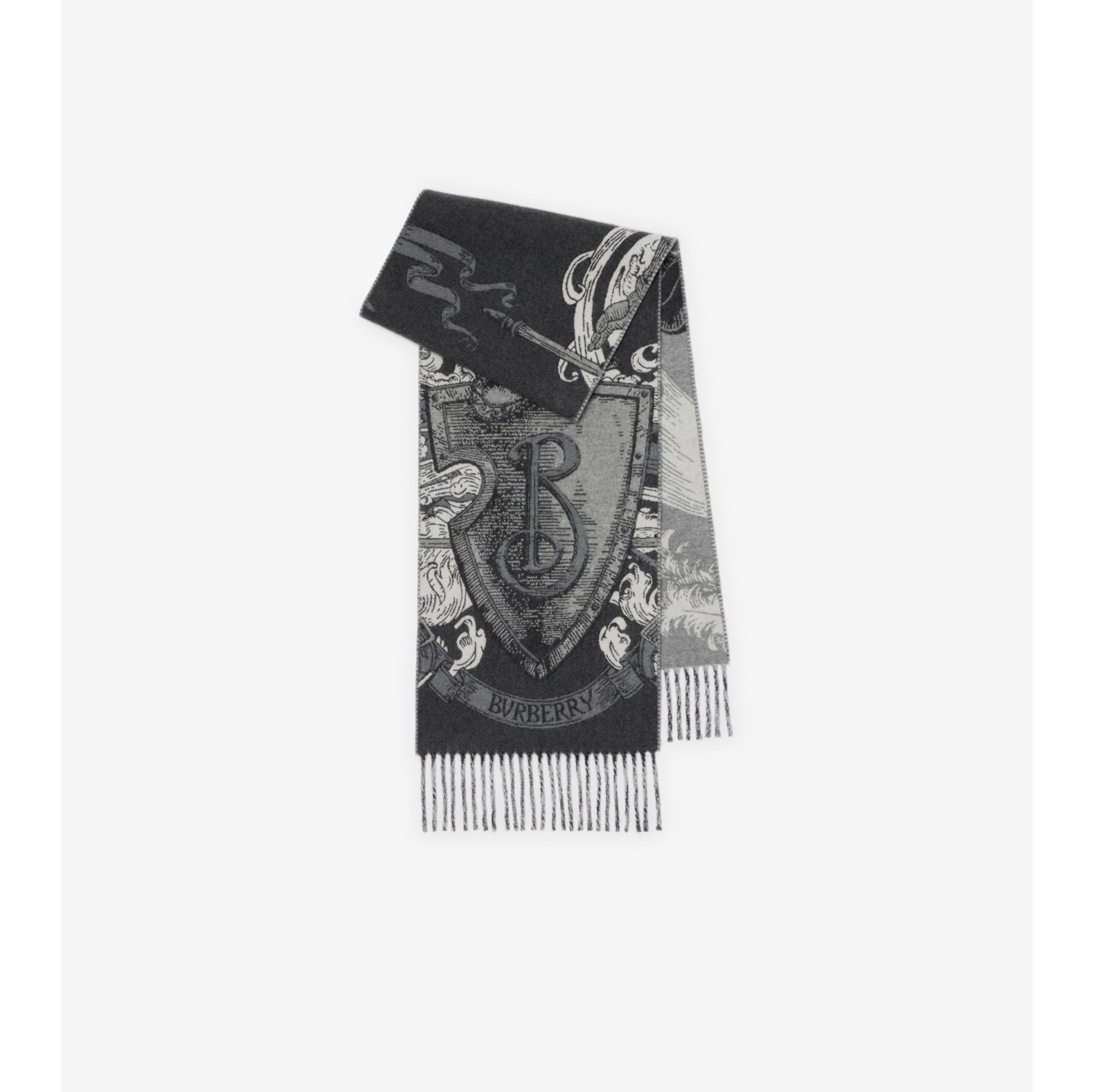 Etched Knight Cashmere Scarf