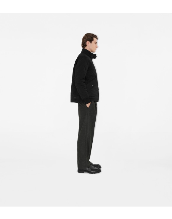 Quilted Thermoregulated Harrington Jacket