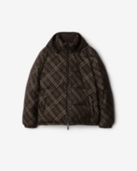 Chaqueta de plumas a cuadros Burberry Check