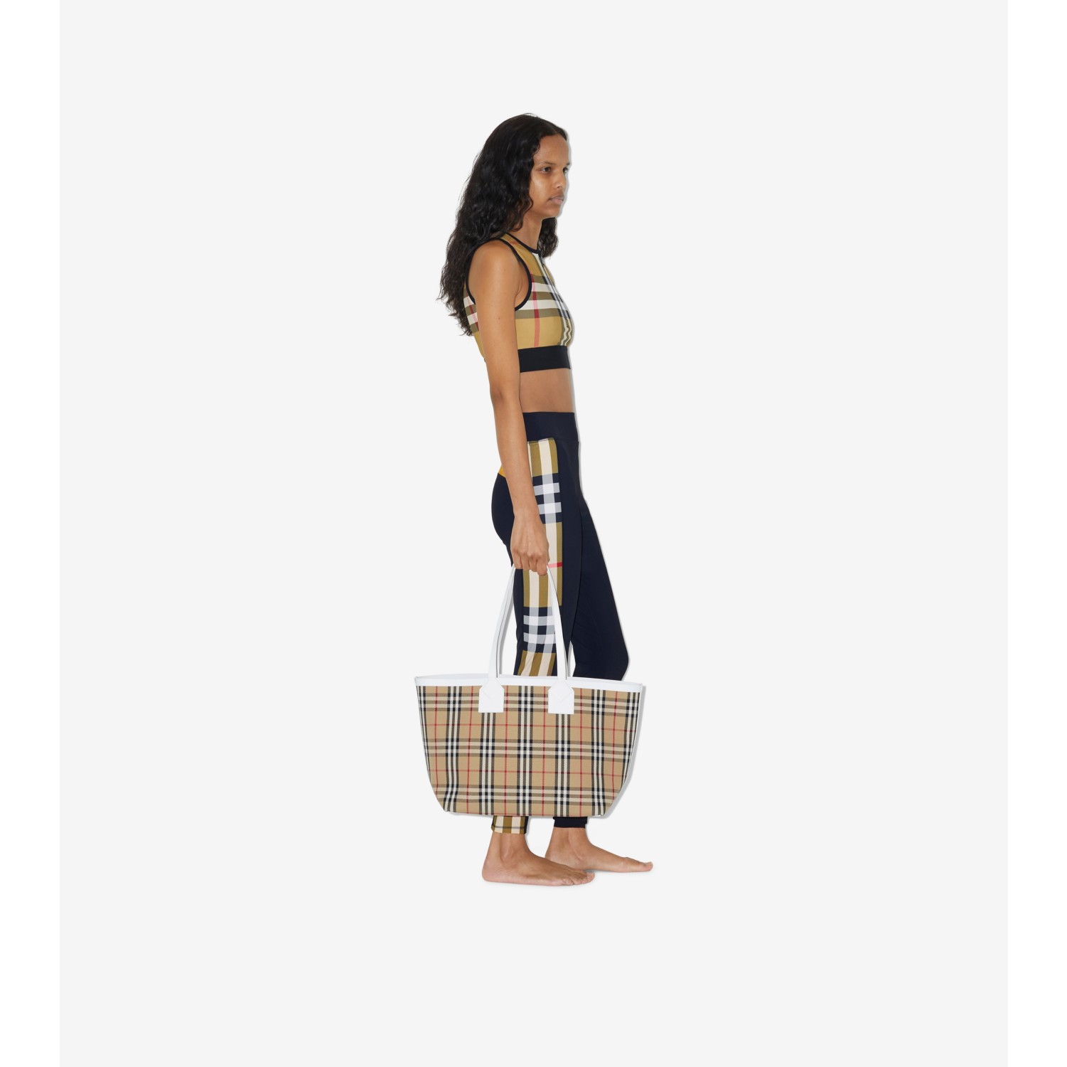 Burberry check-pattern Knitted Bralette Bra - Farfetch