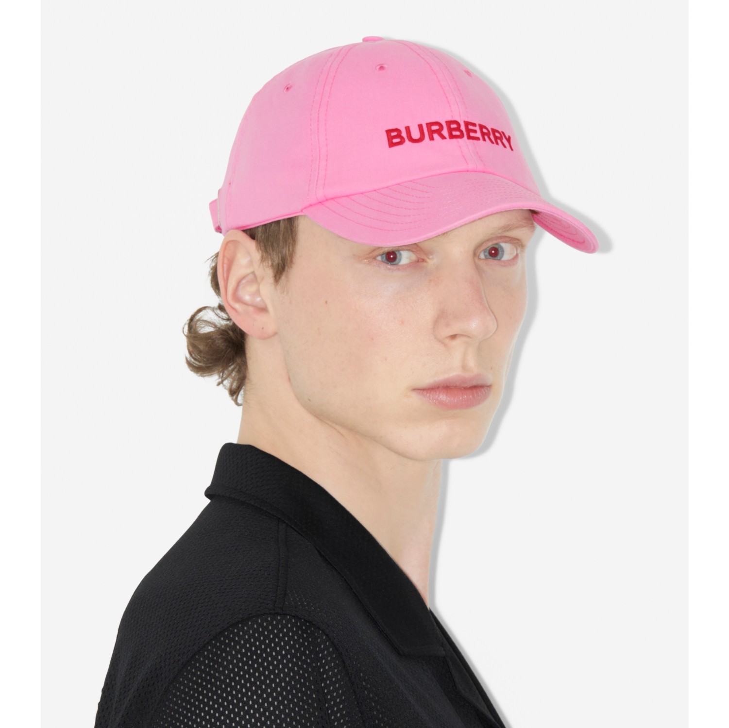 pink burberry hat