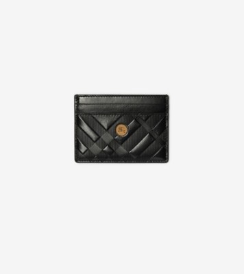 Burberry エンボスチェック カードケース (ブラック) - ウィメンズ | Burberry®公式サイト