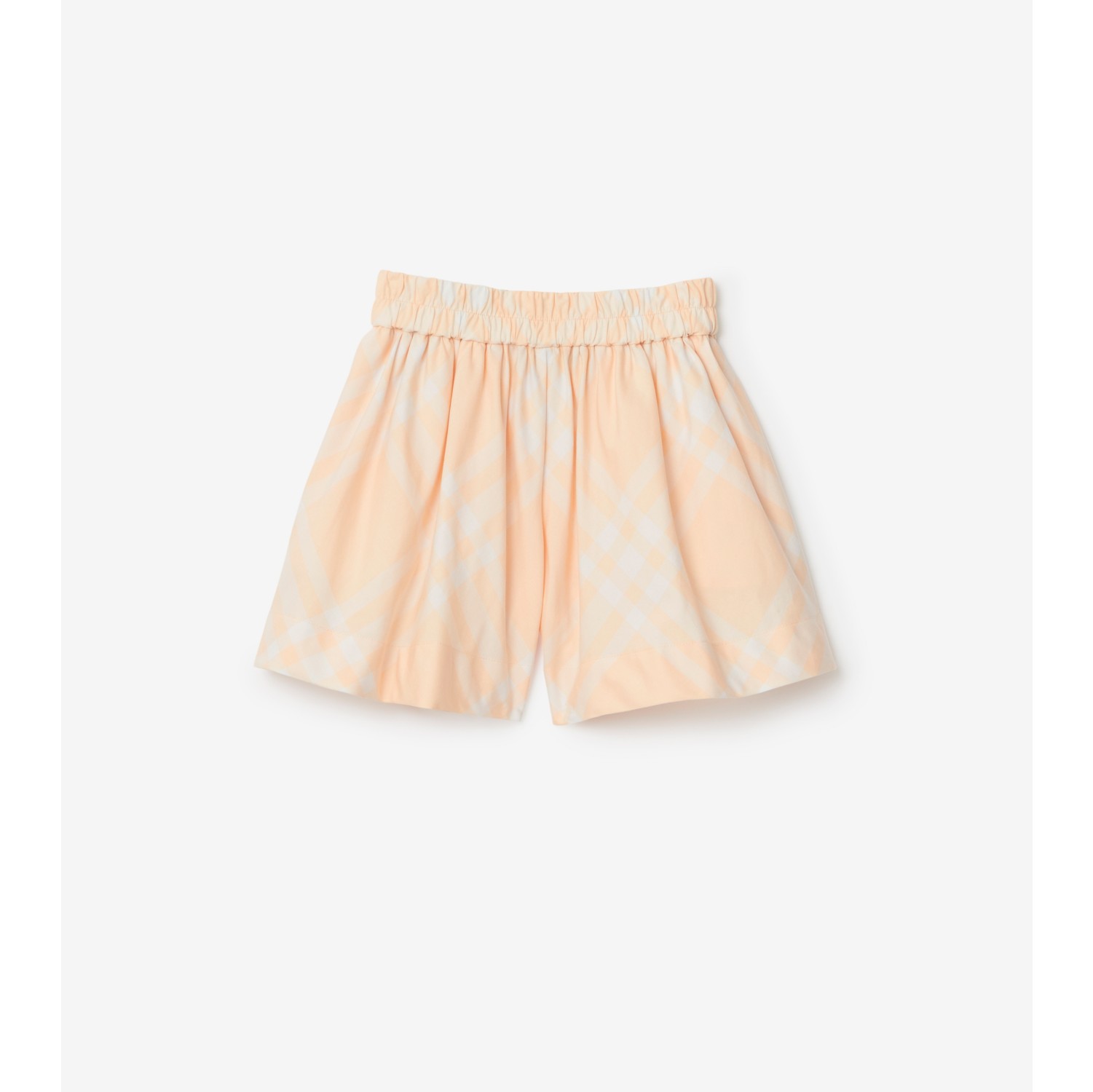 Check Cotton Shorts