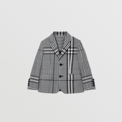 burberry check blazer