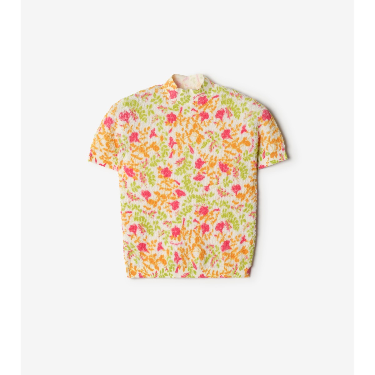  Floral Cotton Blend Top