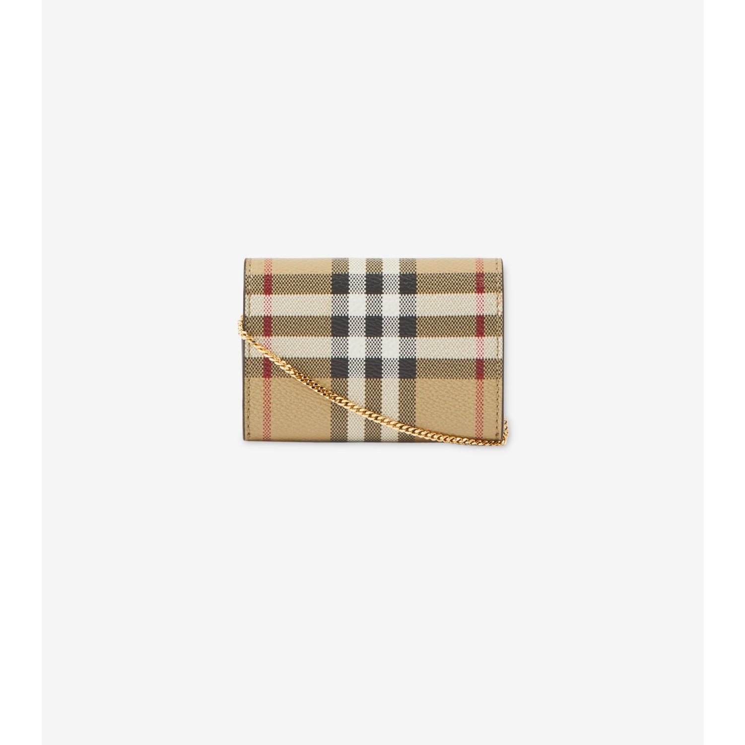 Burberry chain card case sale