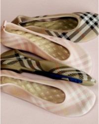 Mother's Day Gifting Campaign featruing Burberry flat check ballerinas