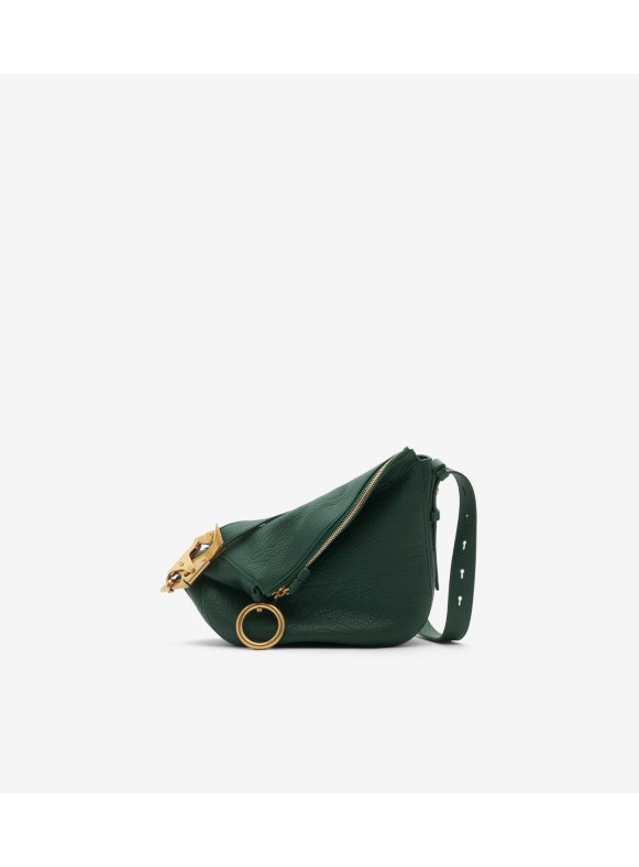 BURBERRY Small embellished suede shoulder bag