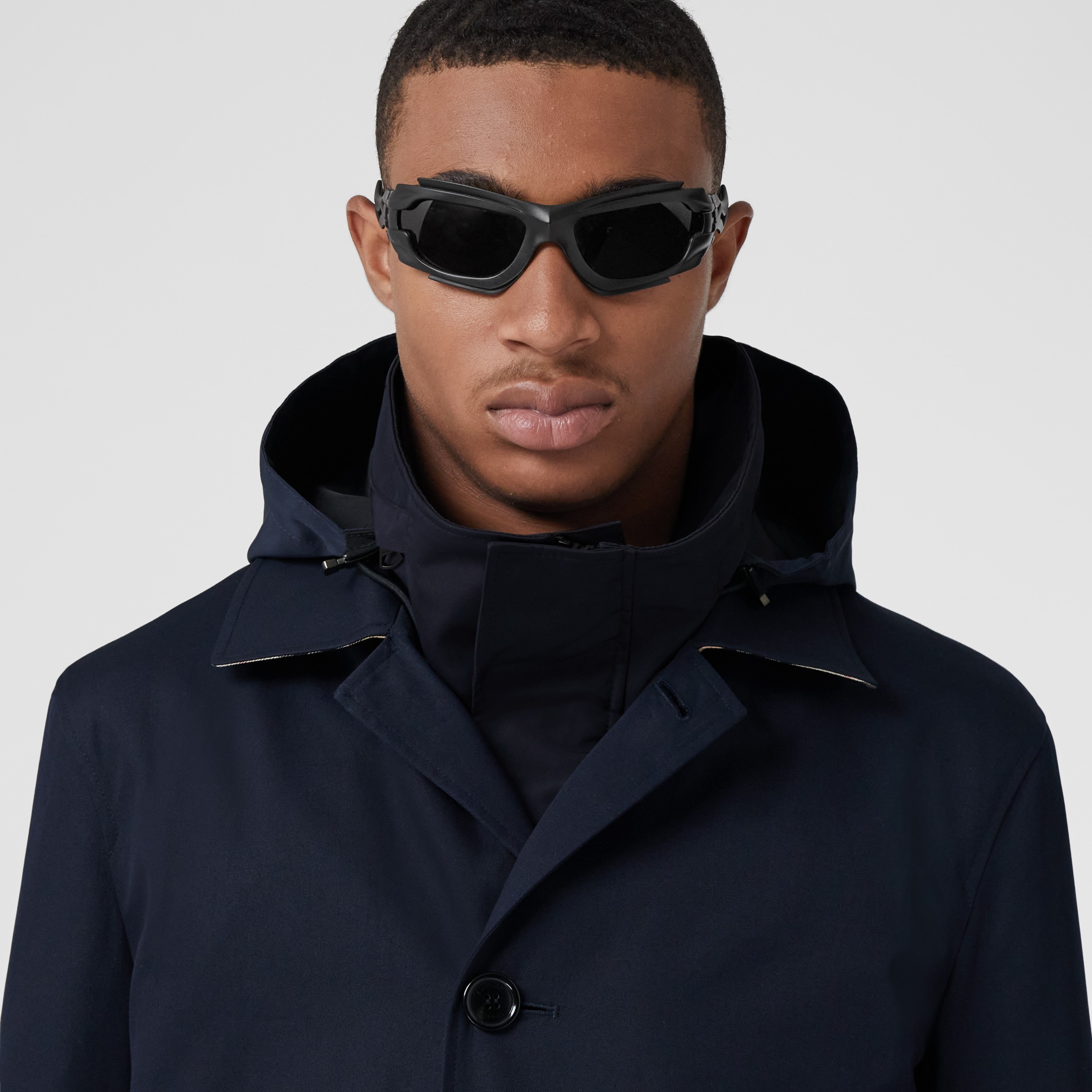 Long Paddington Heritage Car Coat in Coal Blue - Men | Burberry® Official - 2