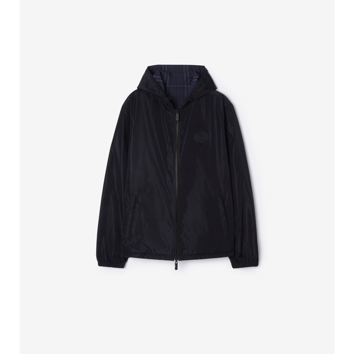  Check Reversible Newport Hooded Jacket