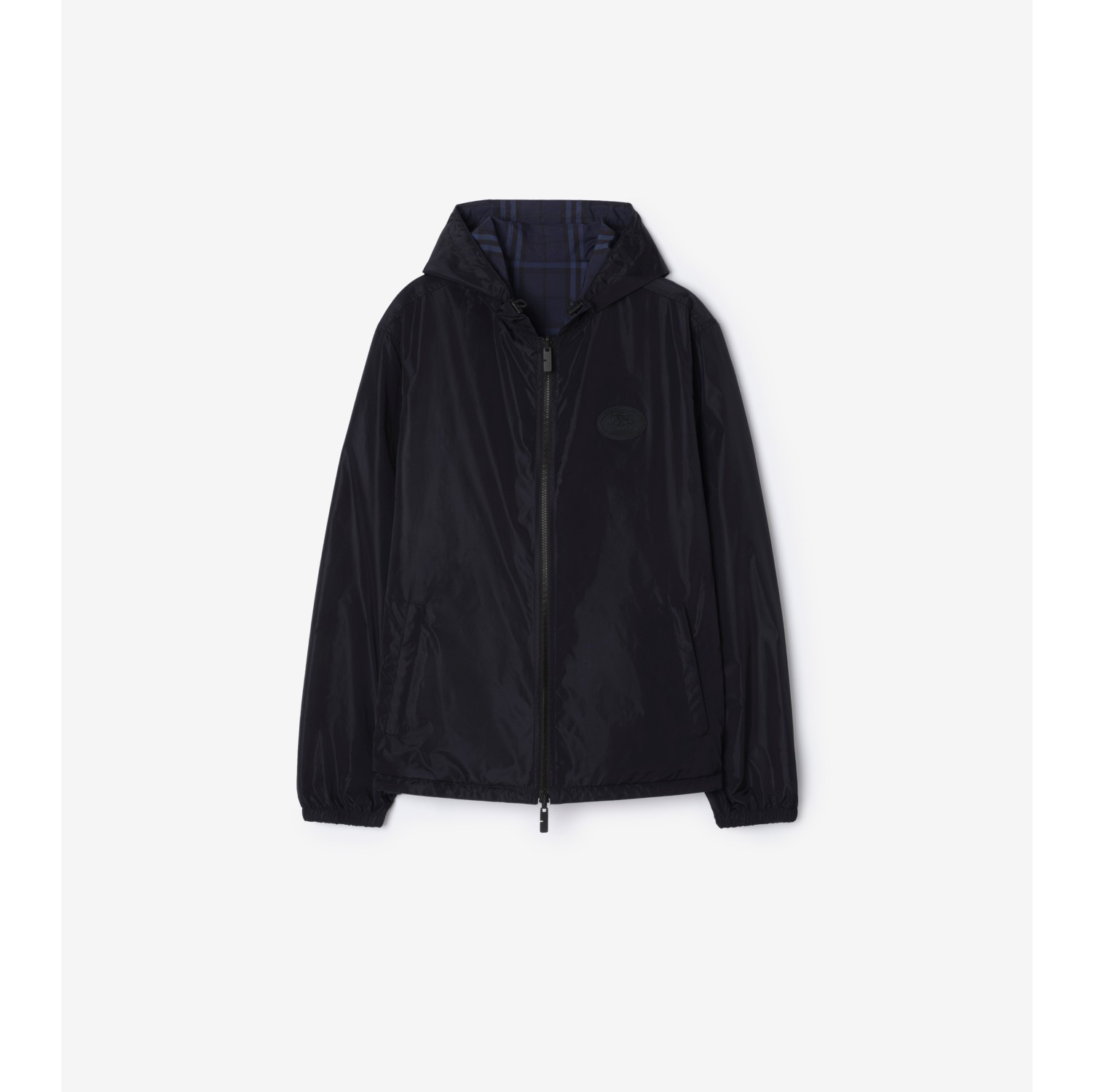 Reversible Check Newport Hooded Jacket