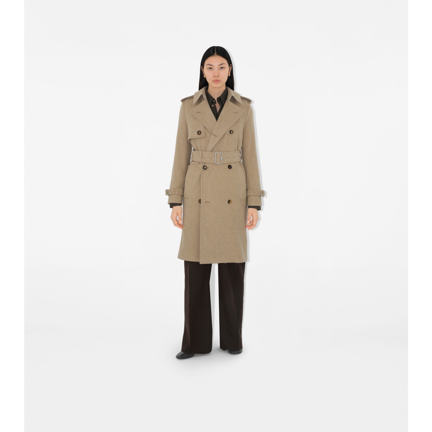 Trench coat en cachemir