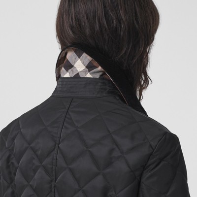 quilted corduroy barn jacket