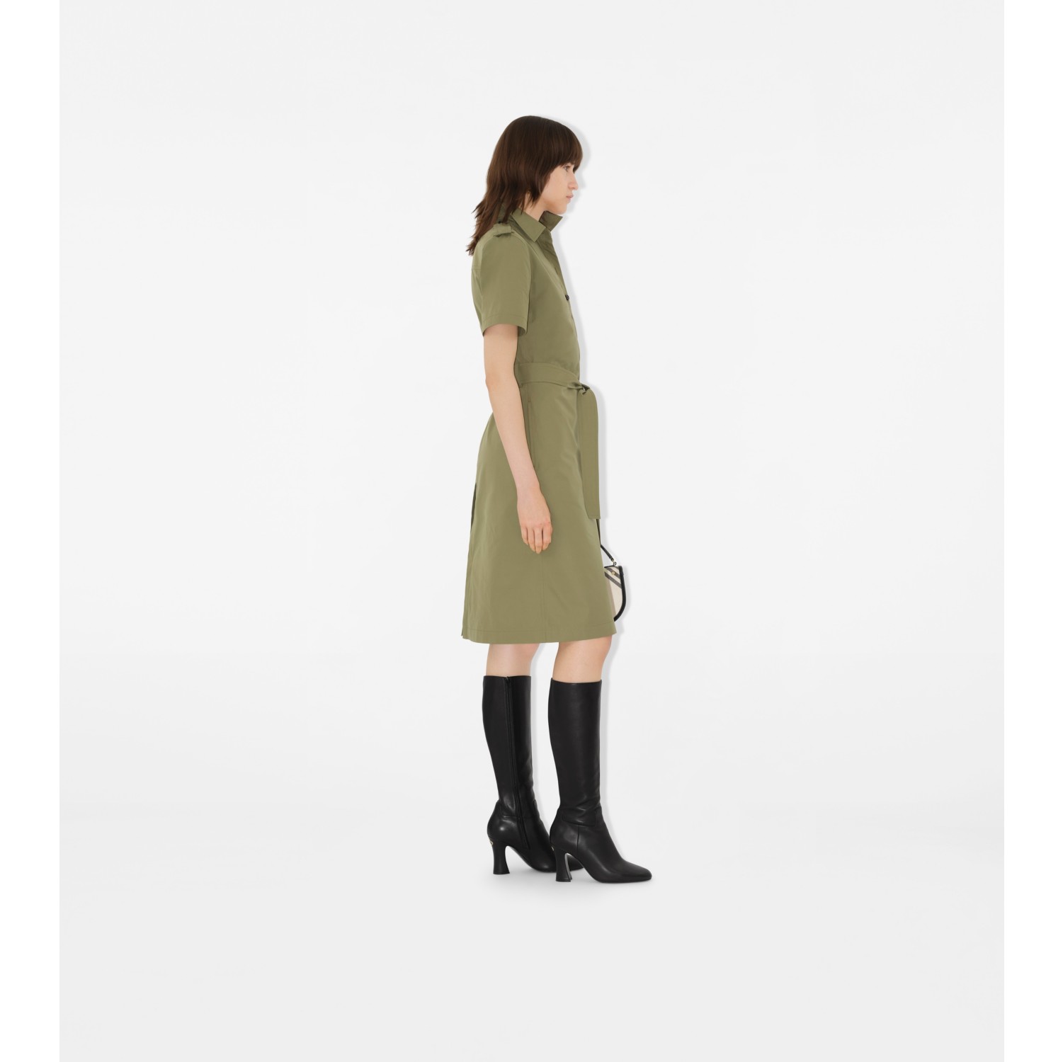 Leather Trinket High Boots
