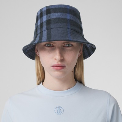 burberry bucket hat blue