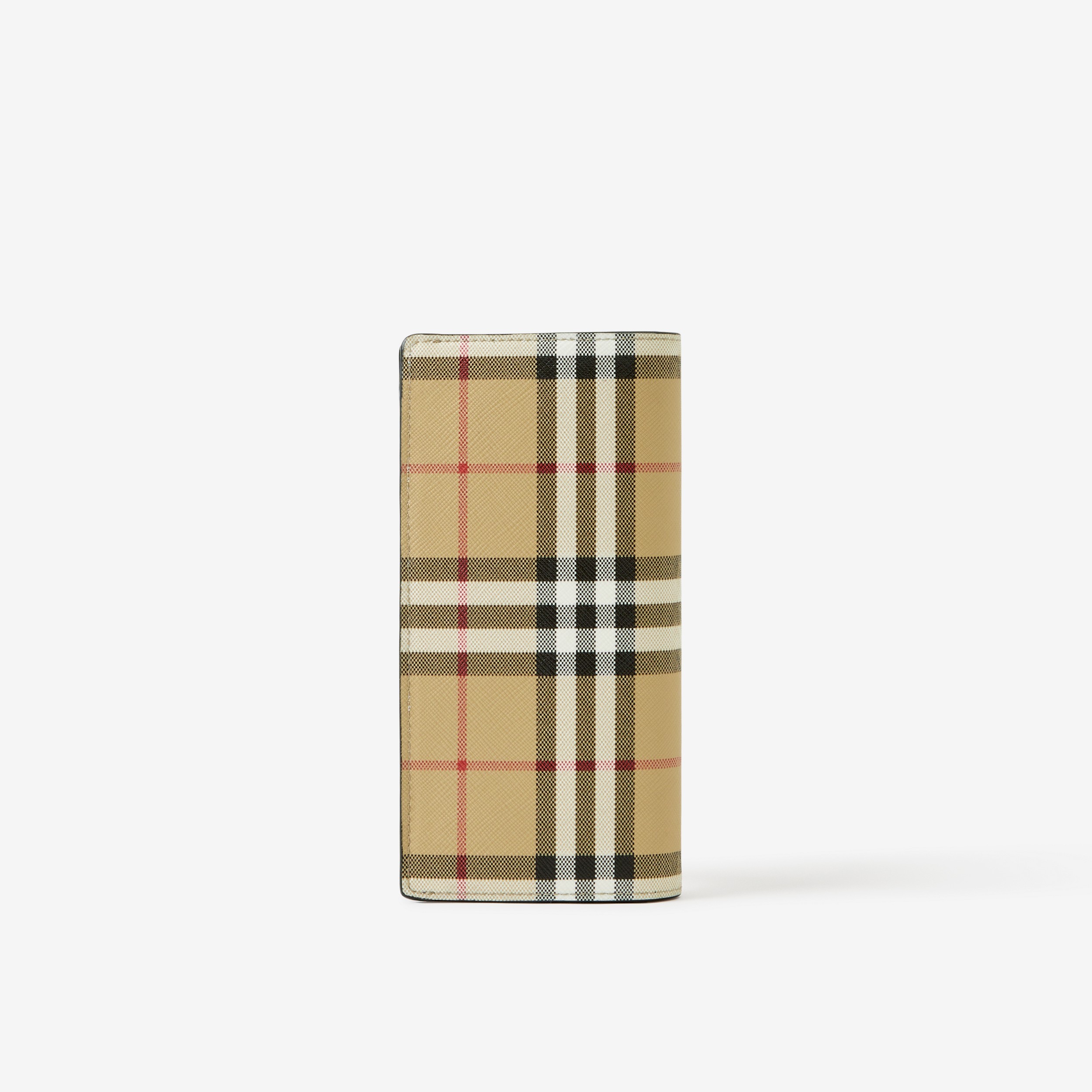 Vintage Check Continental Wallet in Archive Beige - Men | Burberry® Official - 3