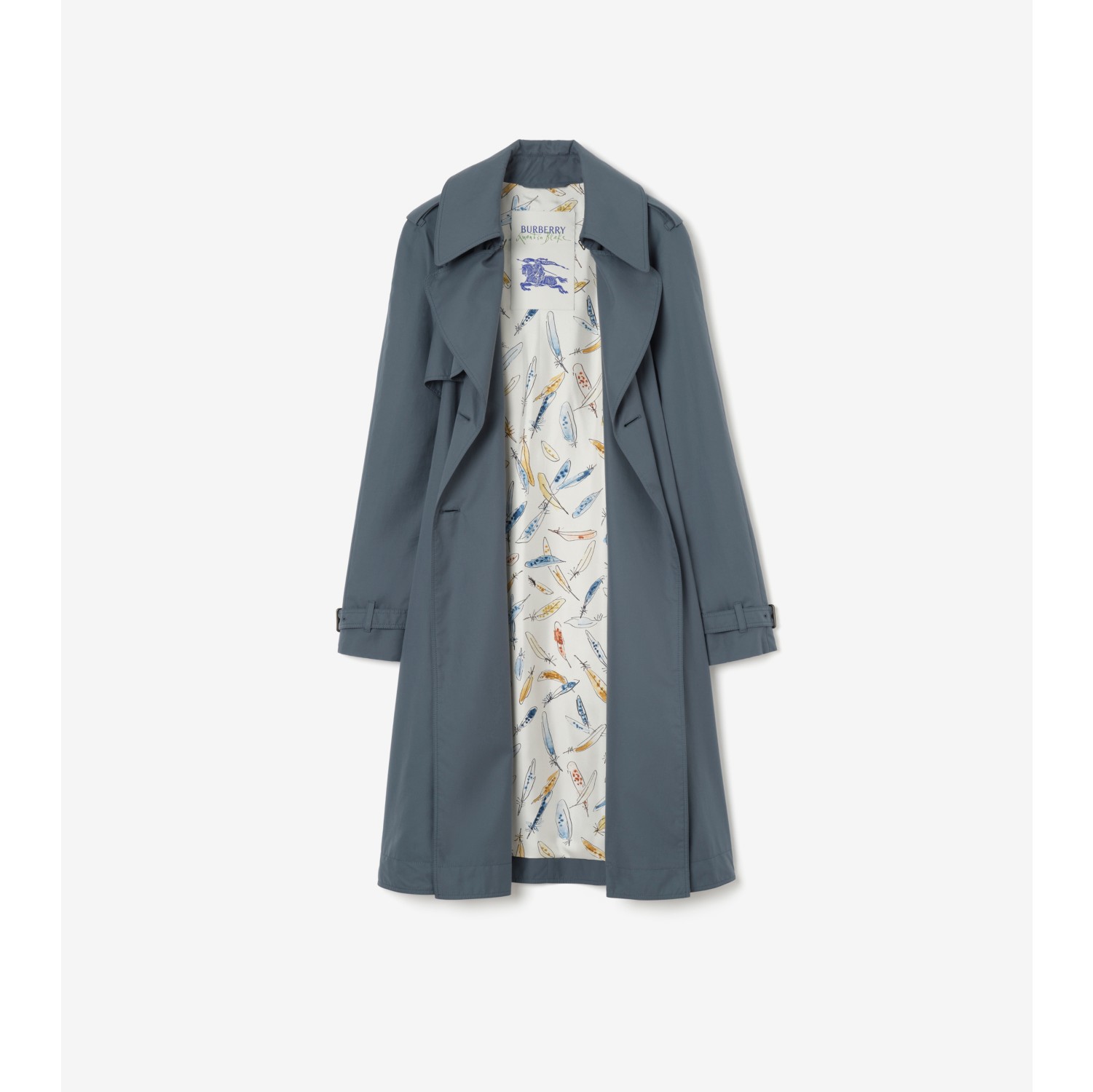 Long Tropical Gabardine Pembury Trench Coat