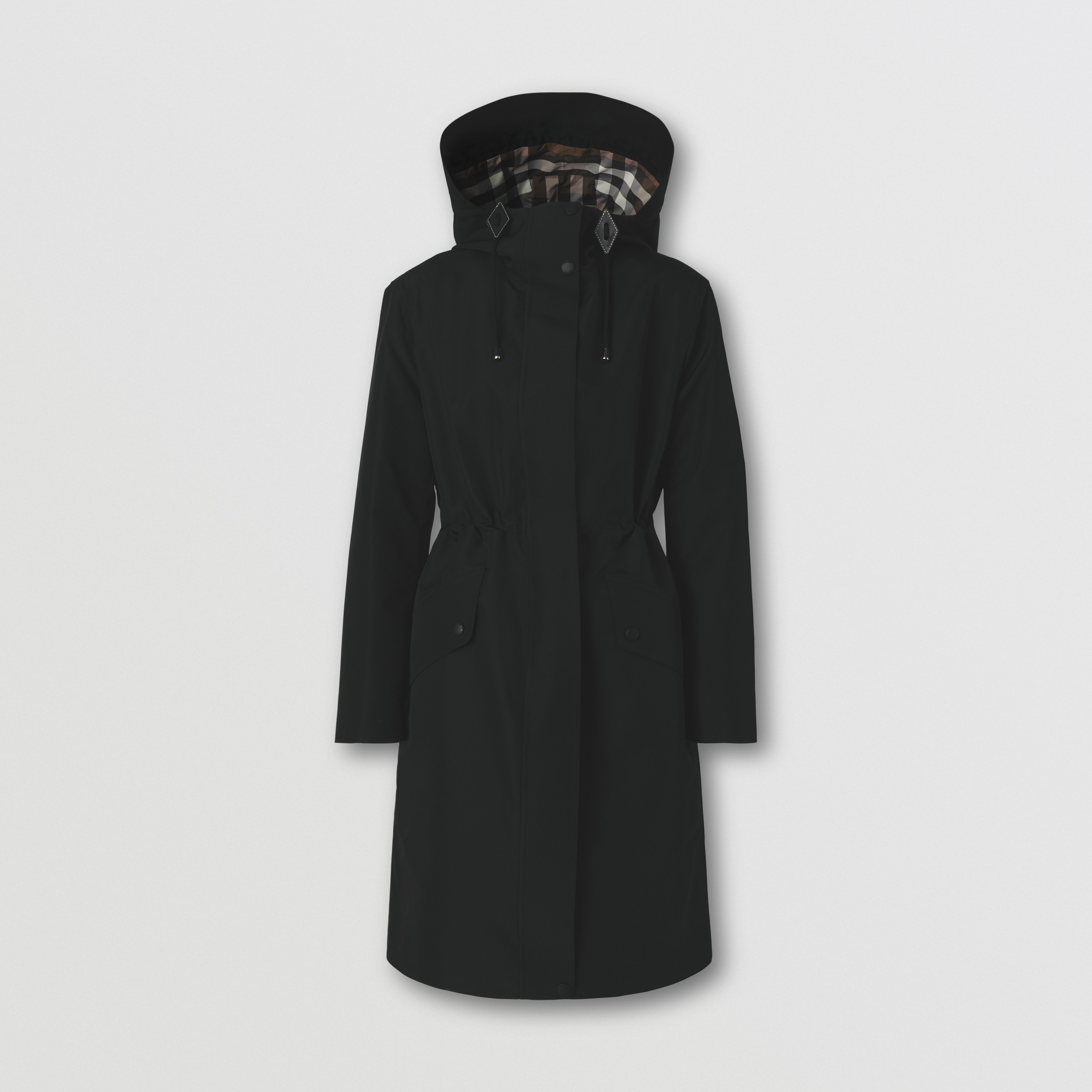 Nylon Hooded Jacket in Black - Women | Burberry® Official - 1