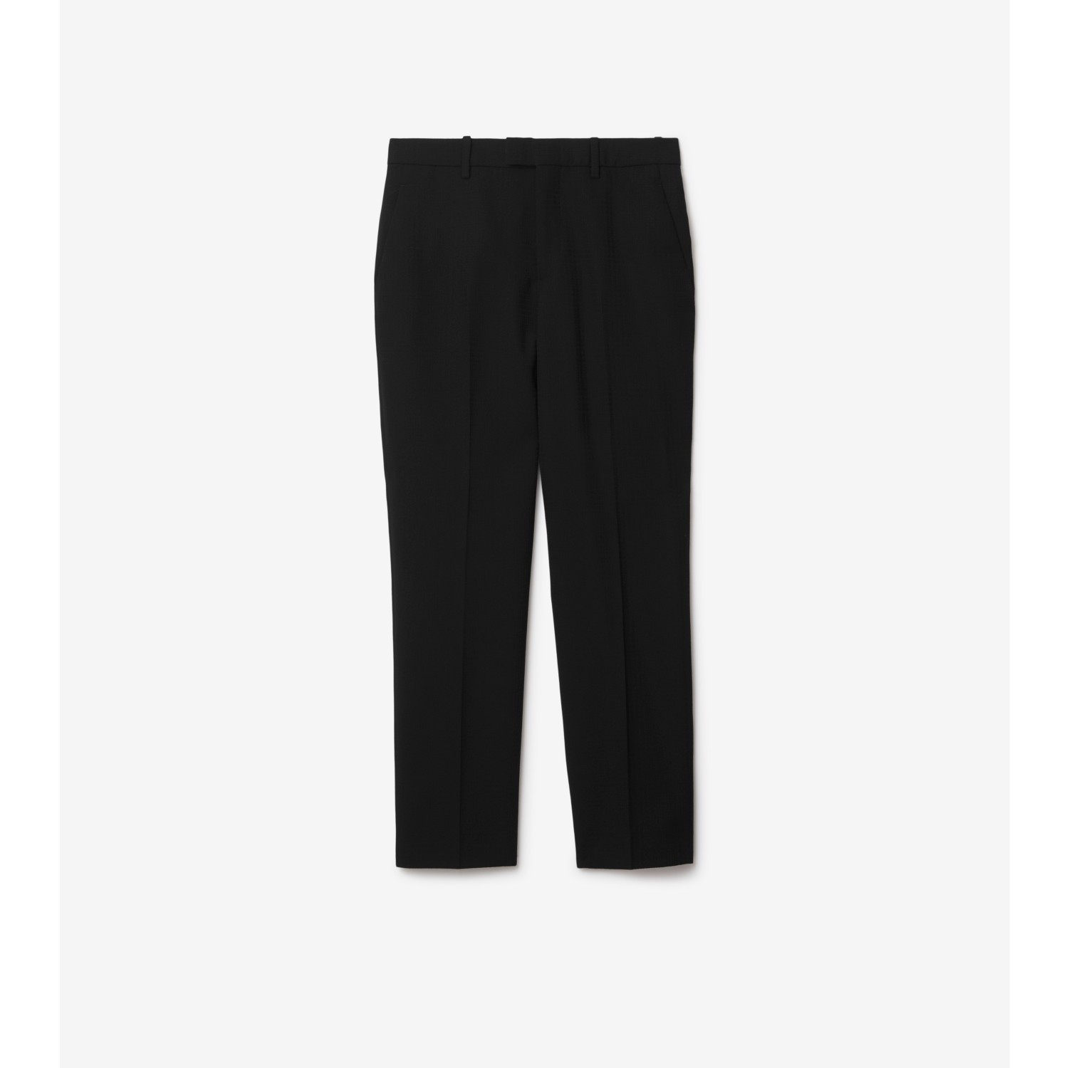 Wool Tailored Trousers in Black - Women | Burberry® Official