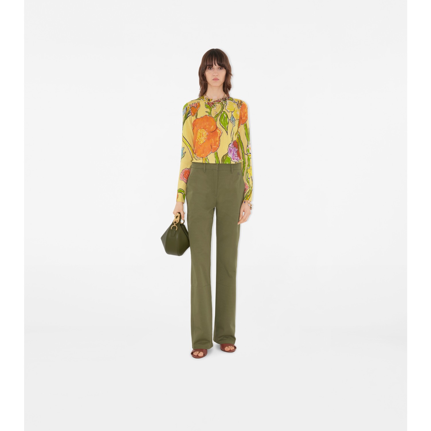 Highgrove Cascading Flowers Wool Sweater